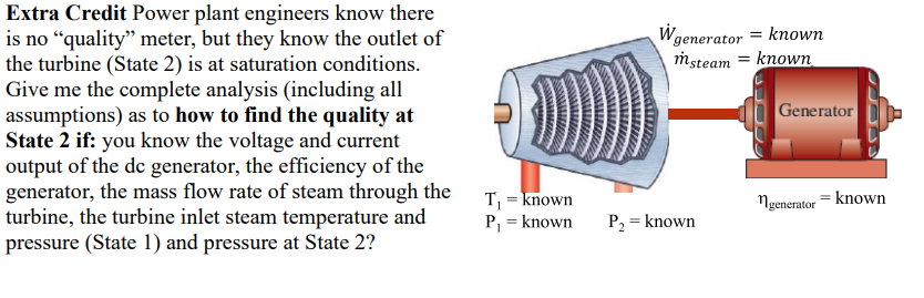Extra Credit Power plant engineers know there is