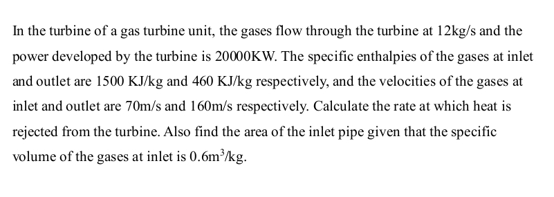 In the turbine of a gas turbine unit, the gases