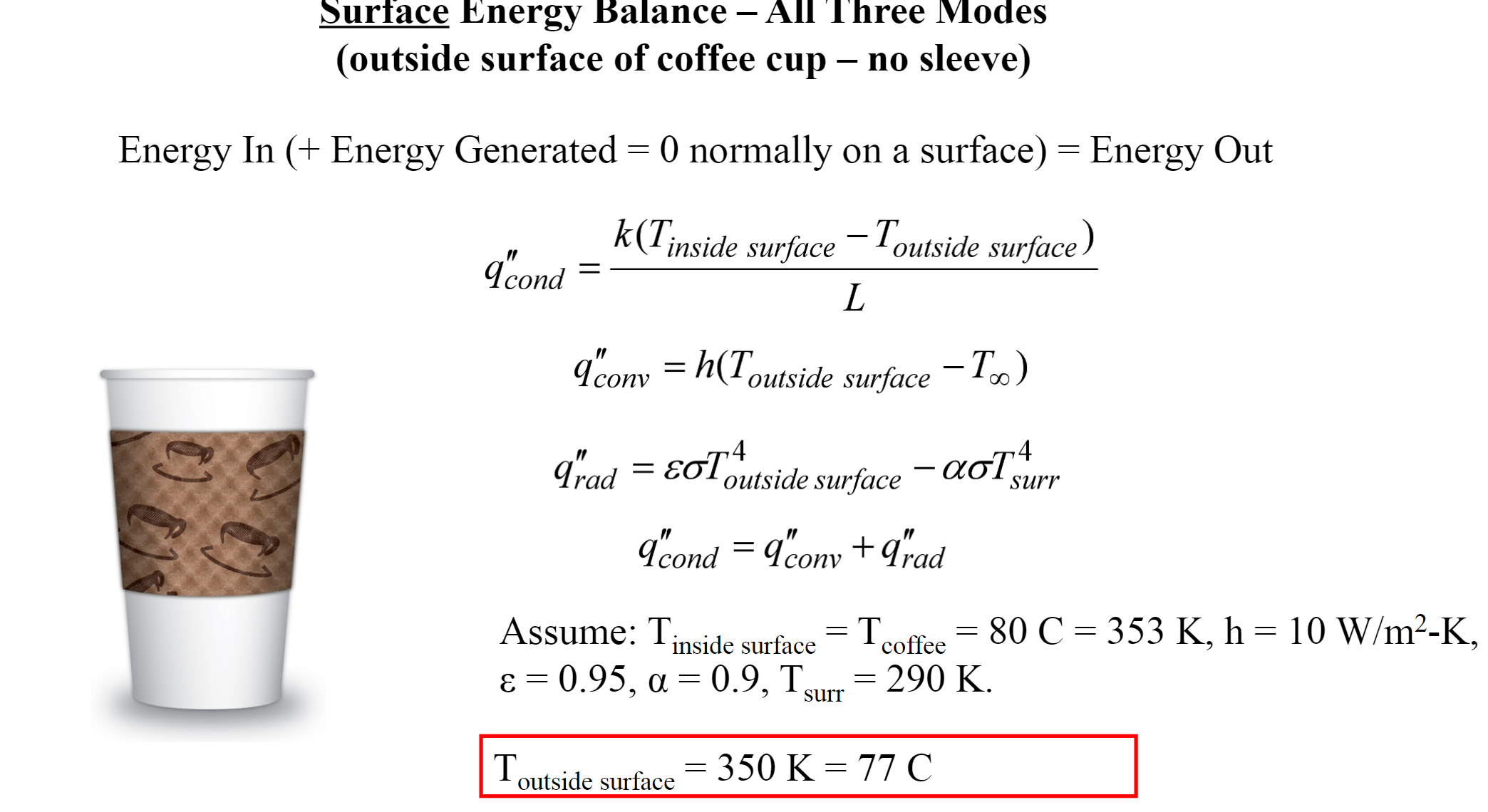 Let s consider making the cup thicker, or out of