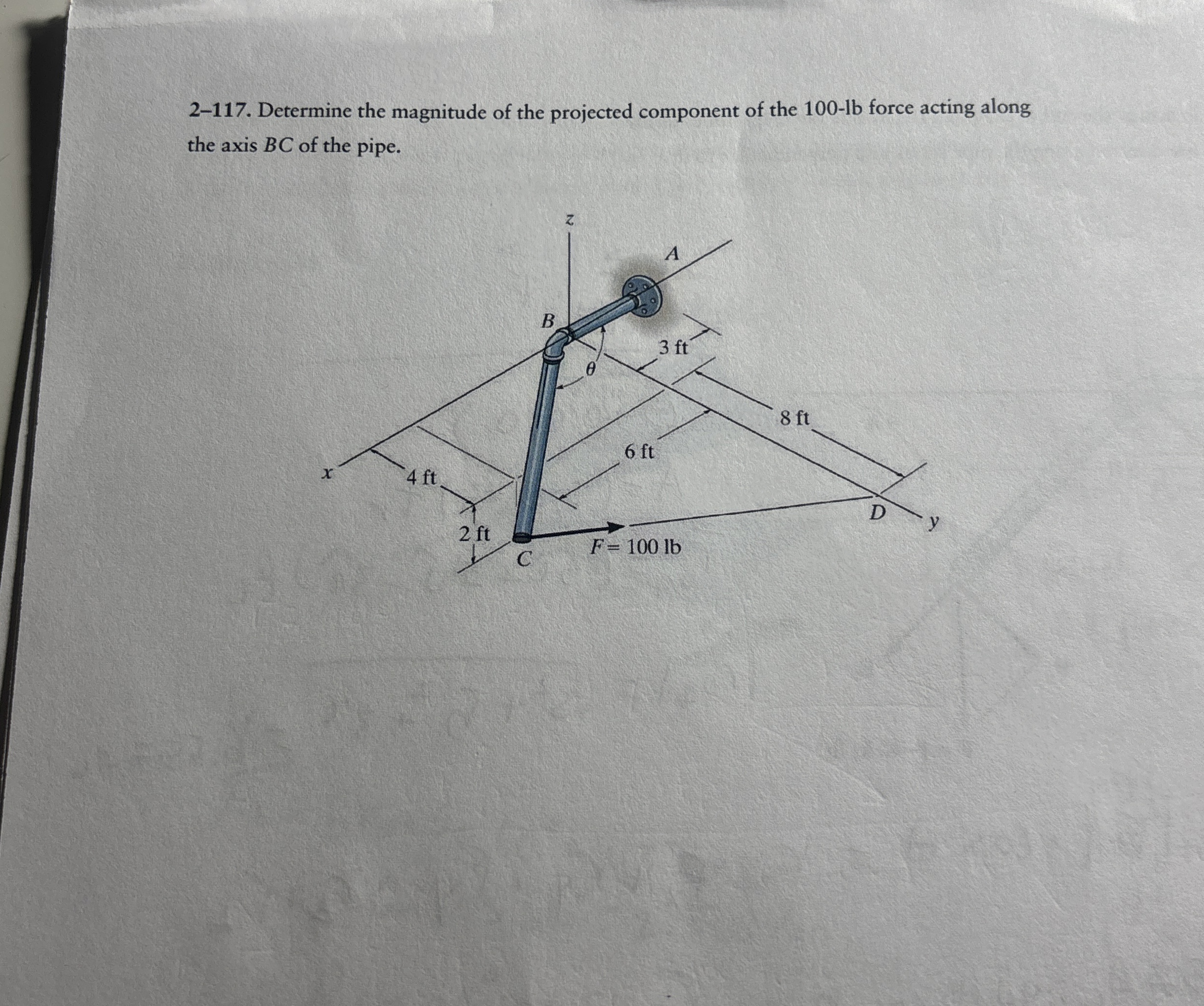 2 - 1 1 7 . Determine the magnitude of the