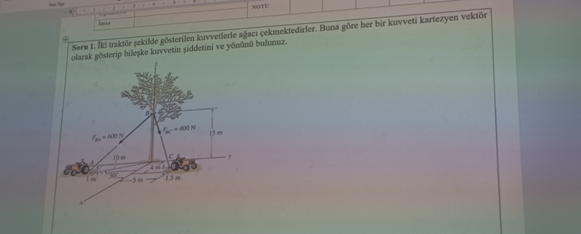 nast Tipi 5 1 : 2 Imza Soru 1 . i trakt r ekilde
