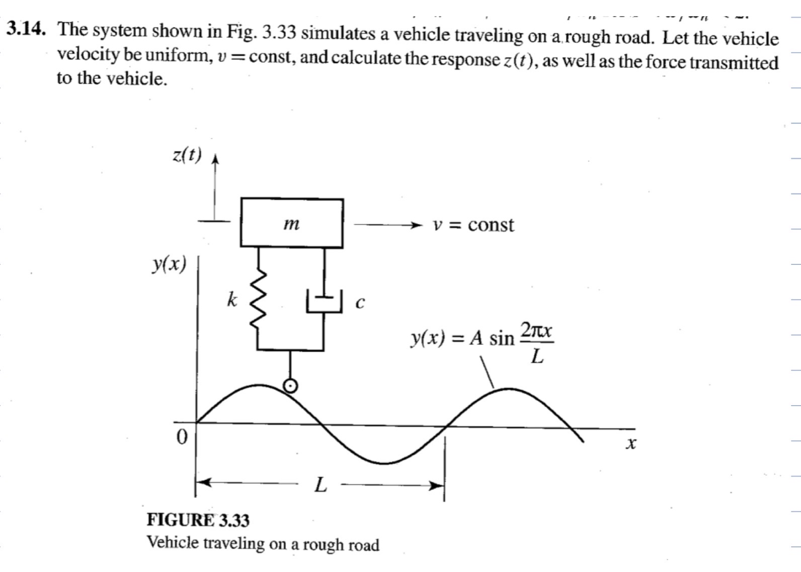 3 . 1 4 . The system shown in Fig. 3 . 3 3