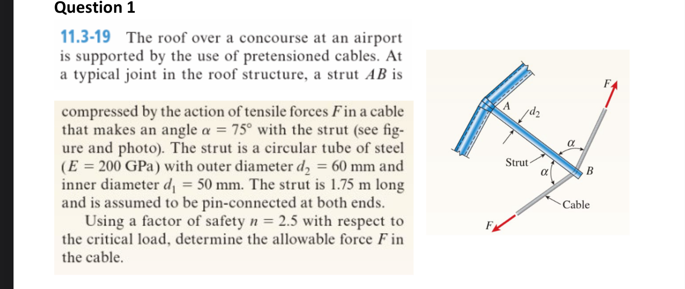Question 1 1 1 . 3 - 1 9 The roof over a