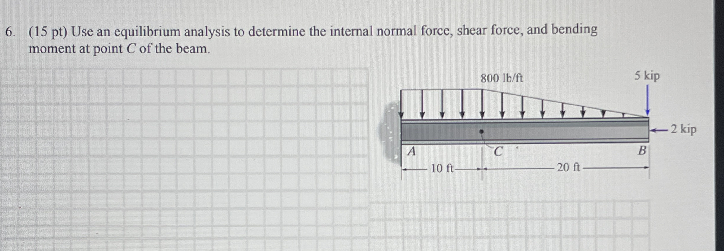 ( 1 5 pt ) Use an equilibrium analysis to