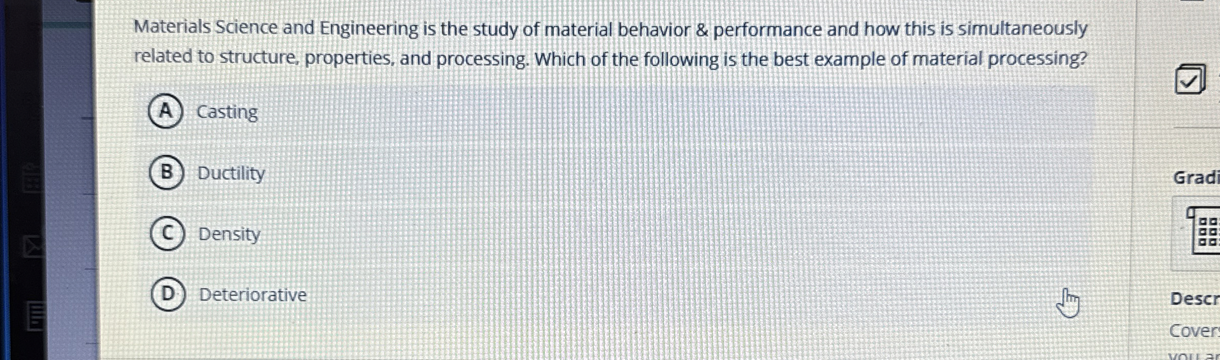 There are four elements to consider - processing,