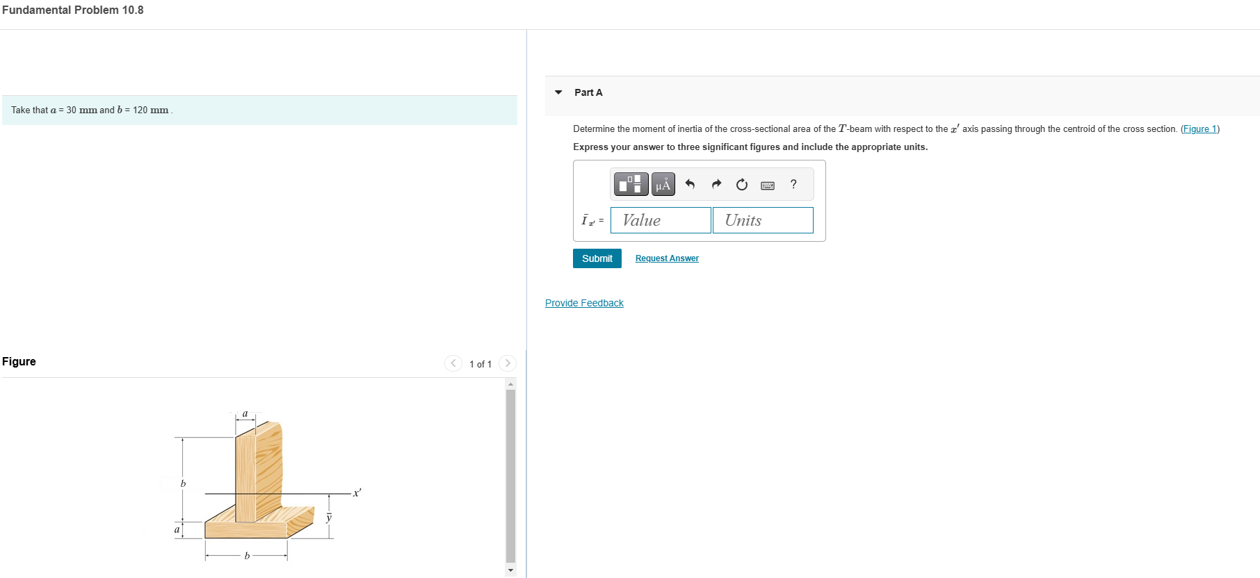 Fundamental Problem 1 0 . 8 Take that \ ( a = 3 0