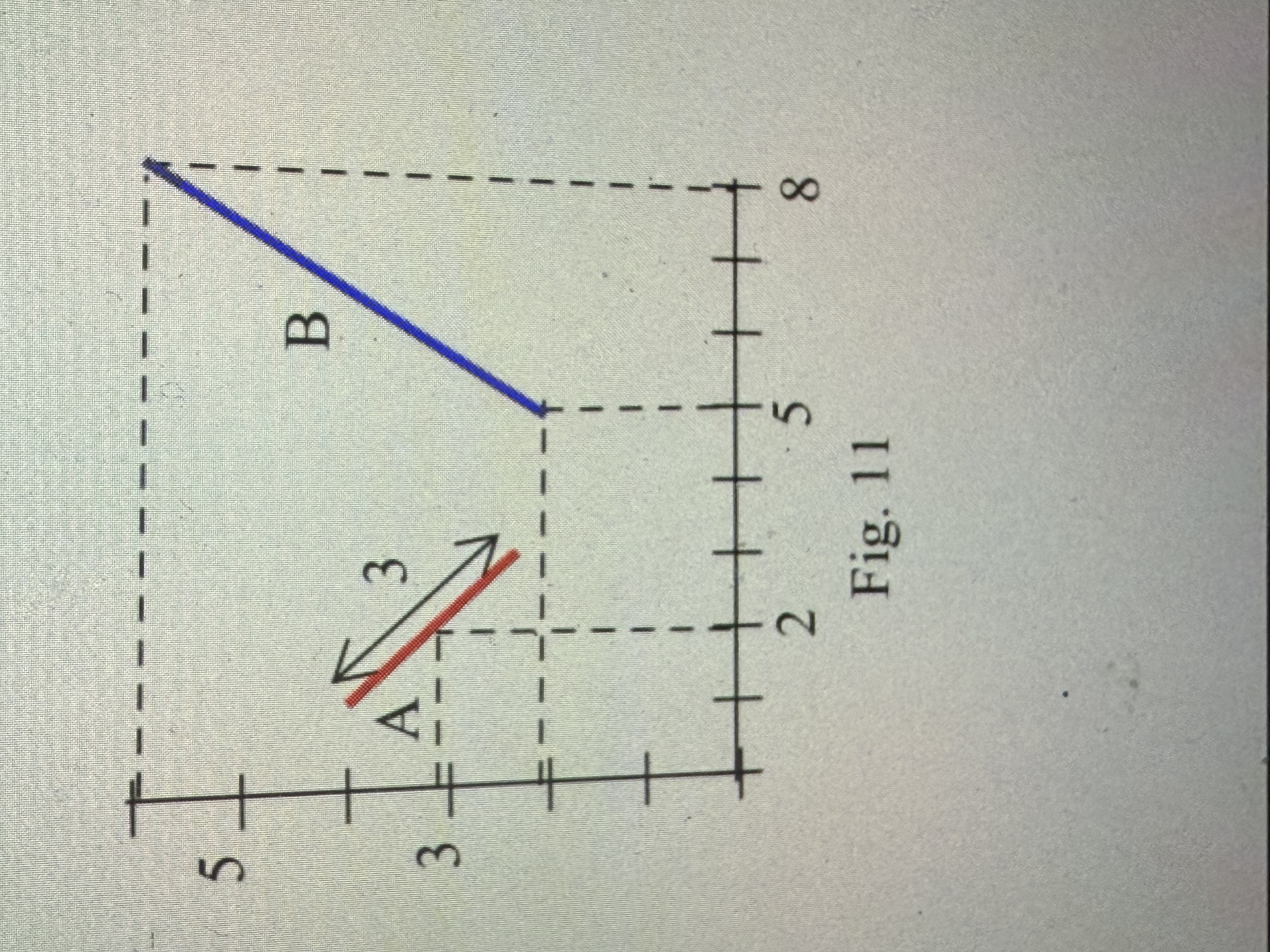 Find the surface area when each line segment in