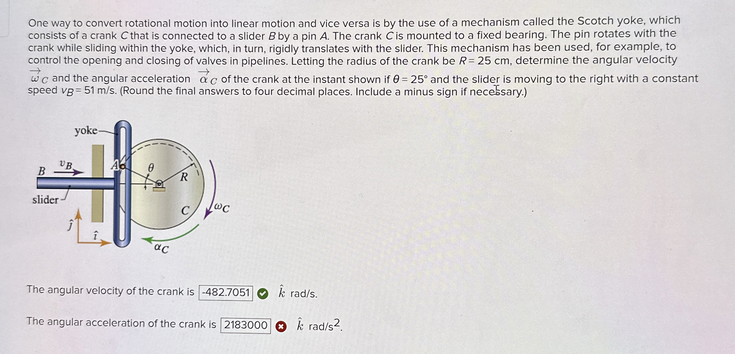 One way to convert rotational motion into linear