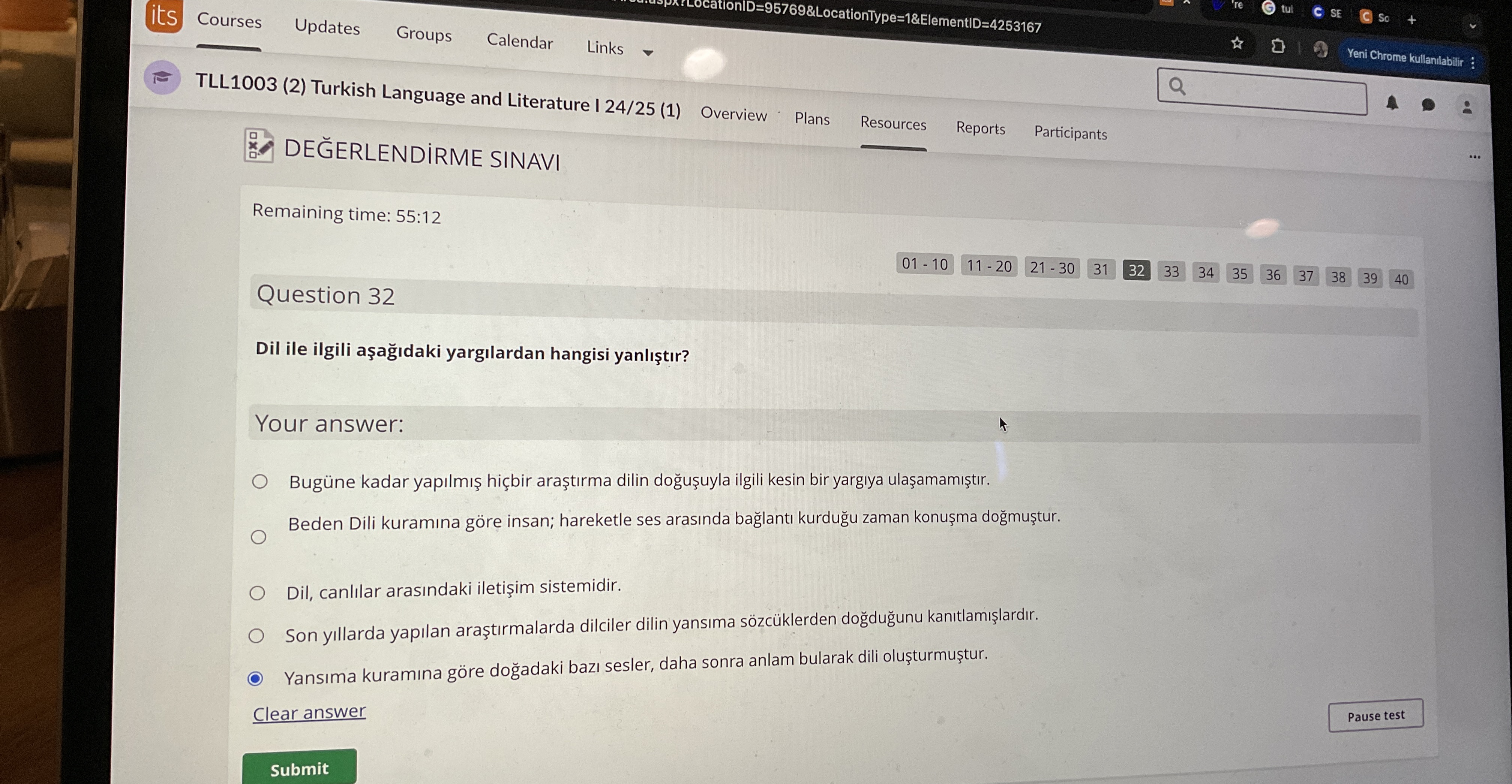 its Courses Updates Groups Calendar Links Yeni
