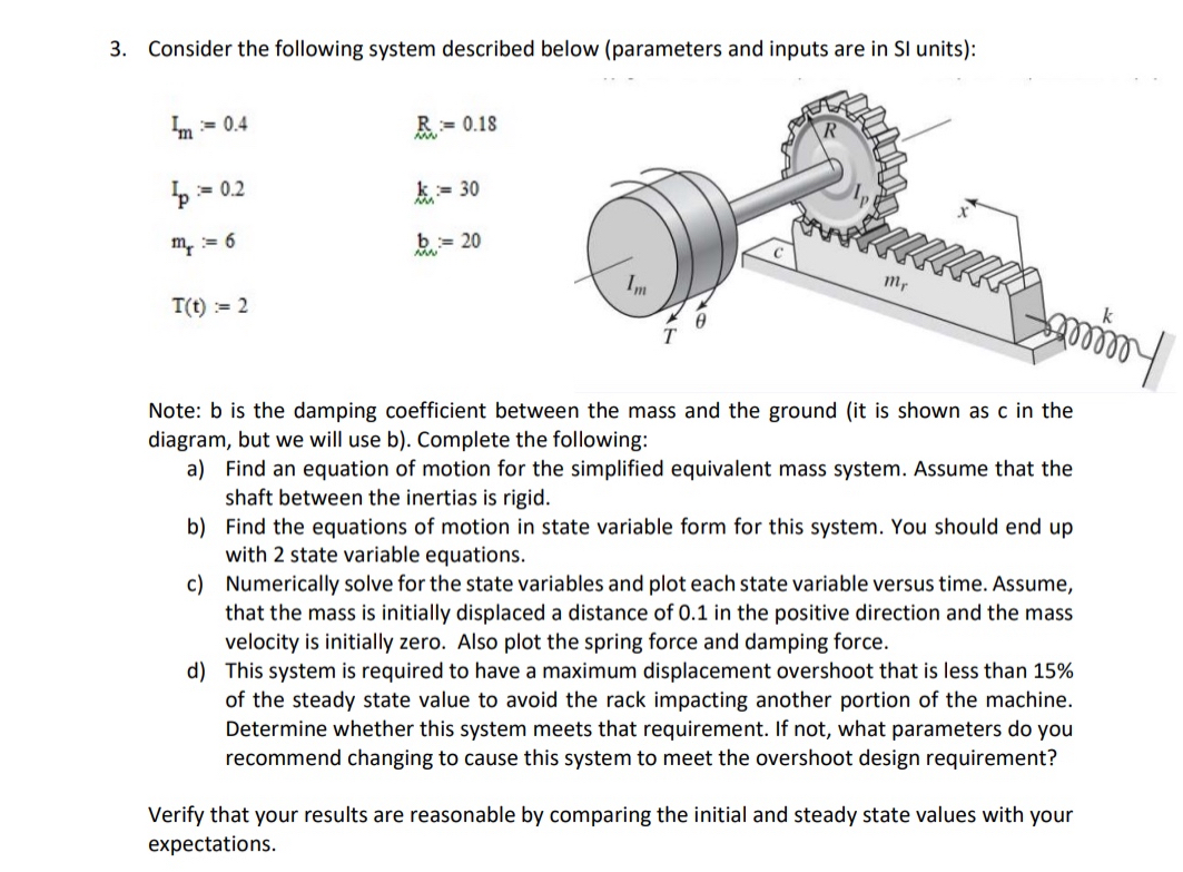 Consider the following system described below (