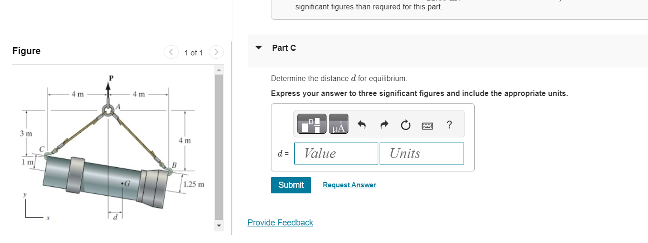 significant figures than required for this part.