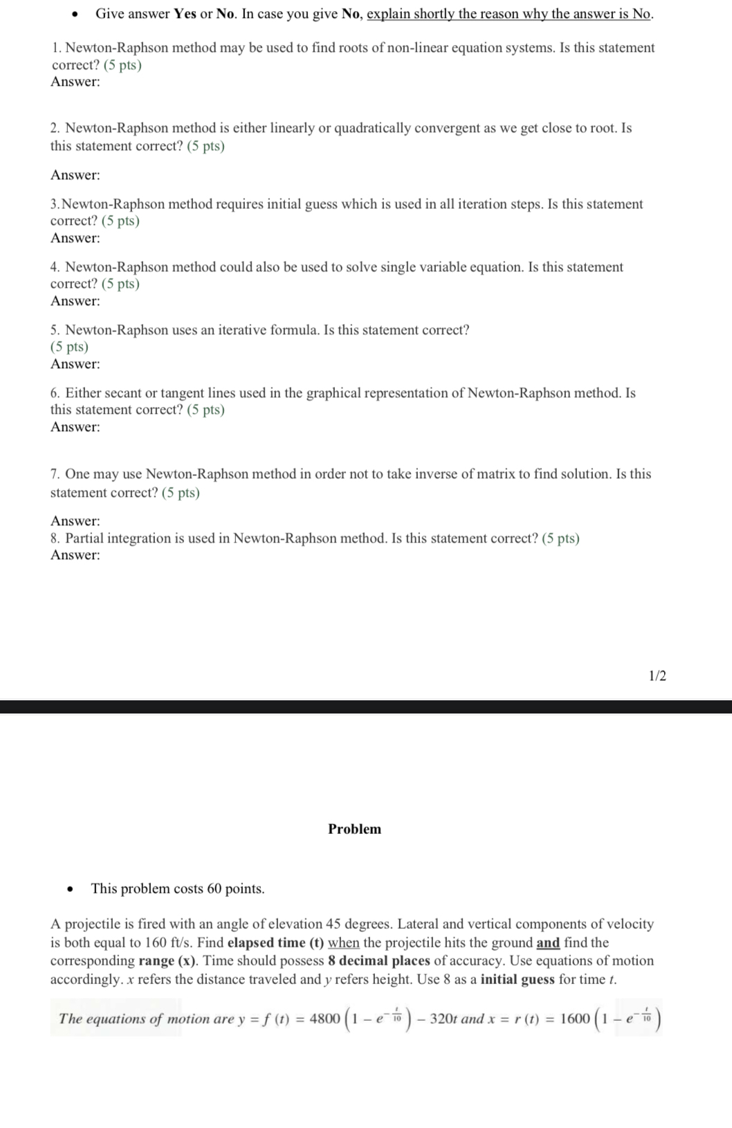 Give answer Yes or No . In case you give No ,