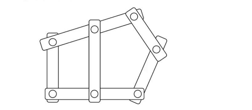 Determine the degree of freedom of the mechanism