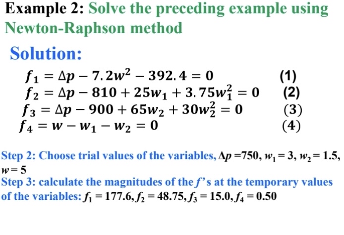 Example 2 : Solve the preceding example using