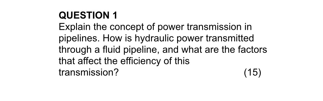 QUESTION 1 Explain the concept of power