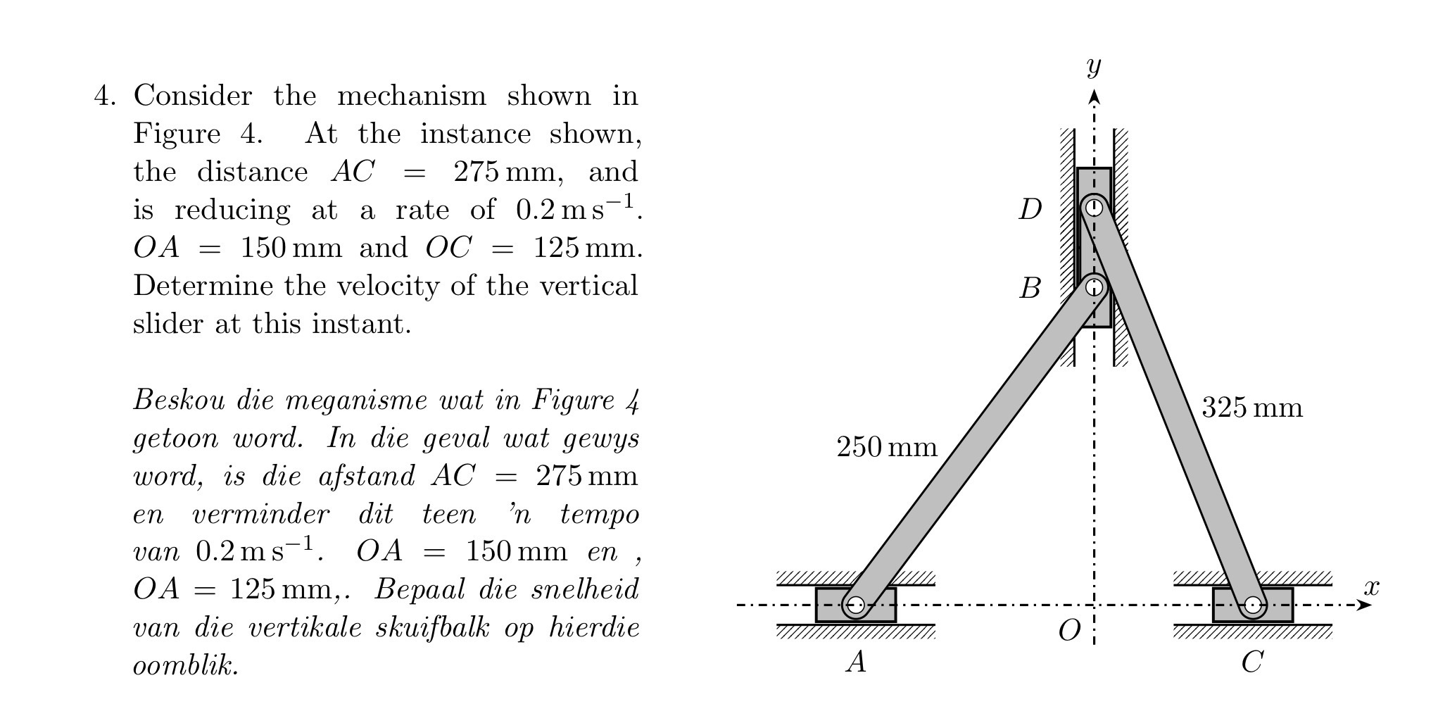 Consider the mechanism shown in Figure 4 . At the