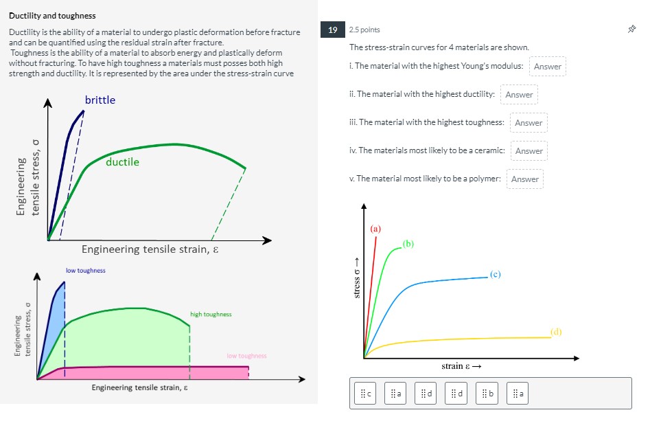Ductility and toughness Ductility is the ability