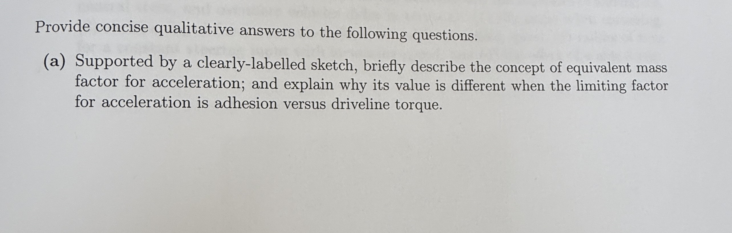 Provide concise qualitative answers to the