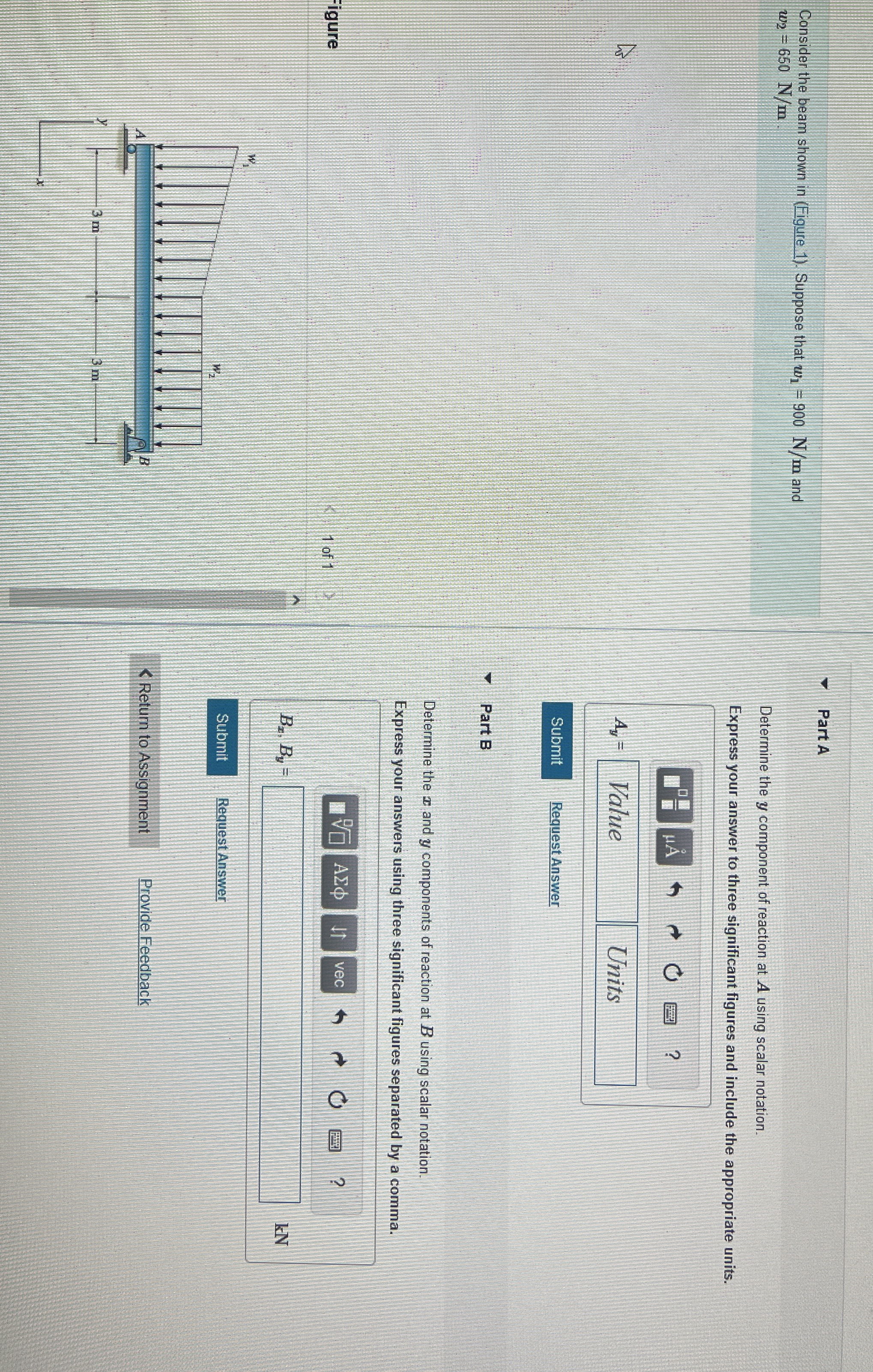 Consider the beam shown in ( Figure 1 ) . Suppose