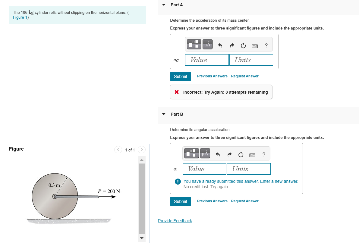 The \ ( 1 0 6 - \ mathrm { kg } \ ) cylinder