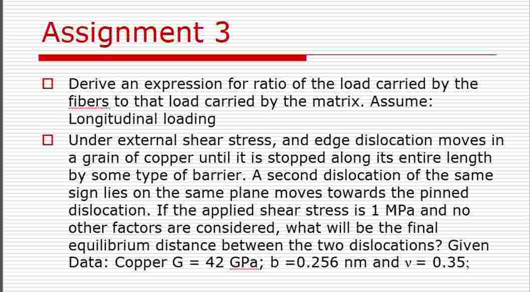 Derive an expression for ratio of the load