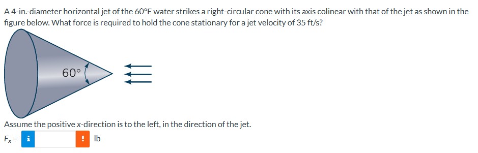 A 4 - in . - diameter horizontal jet of the \ ( 6
