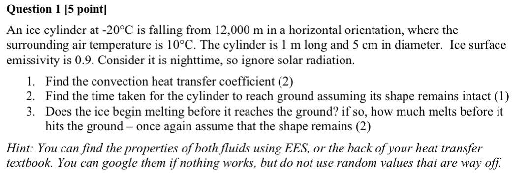 Please solve with original work Question 1 [ 5