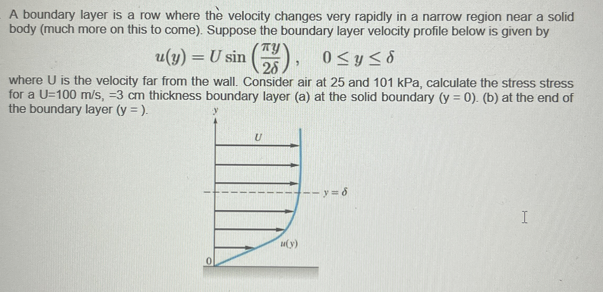A boundary layer is a row where the velocity