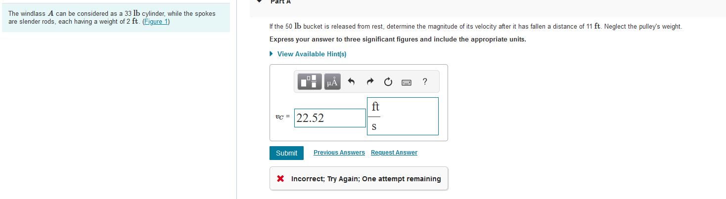 The windlass \ ( \ boldsymbol { A } \ ) can be