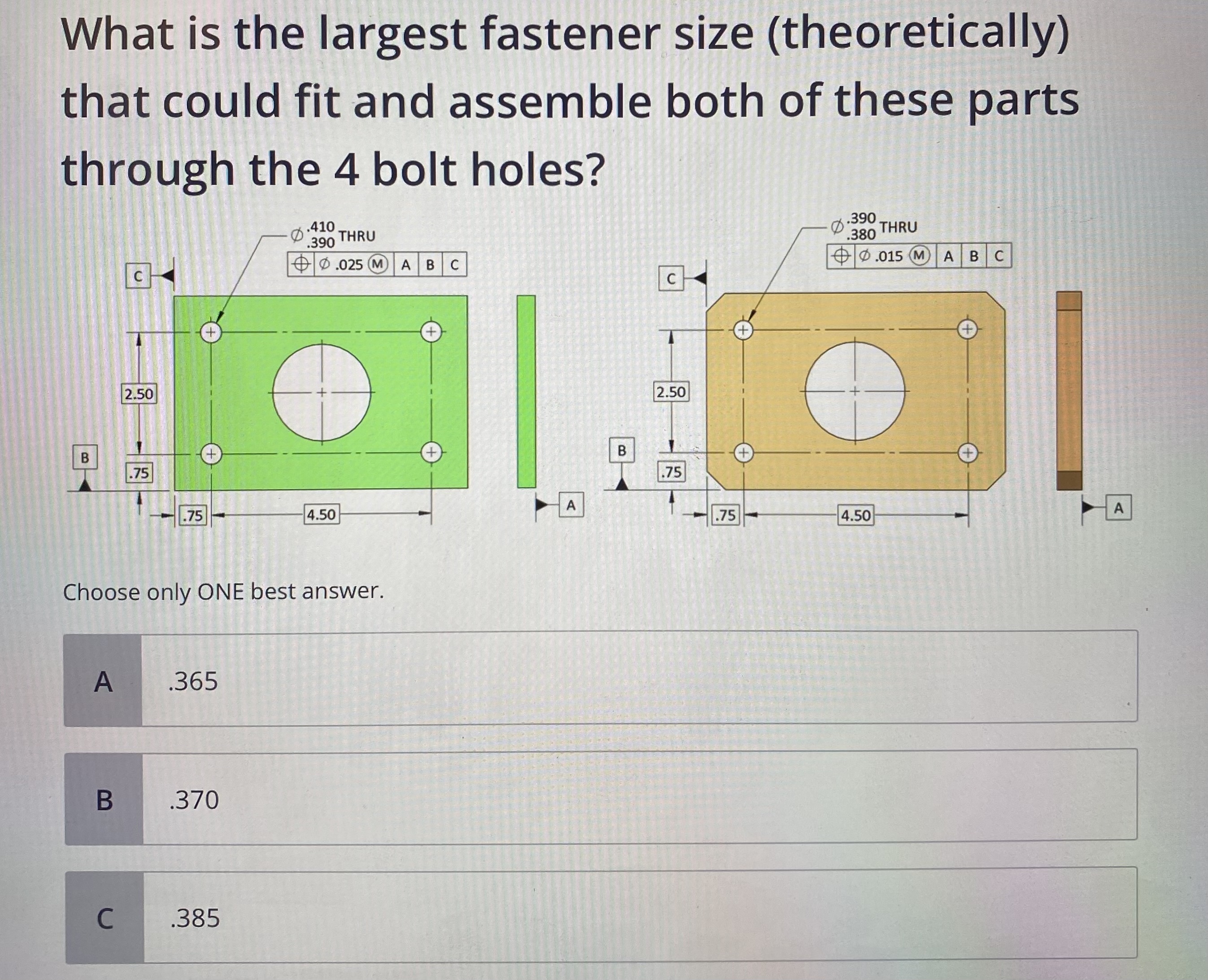 What is the largest fastener size ( theoretically