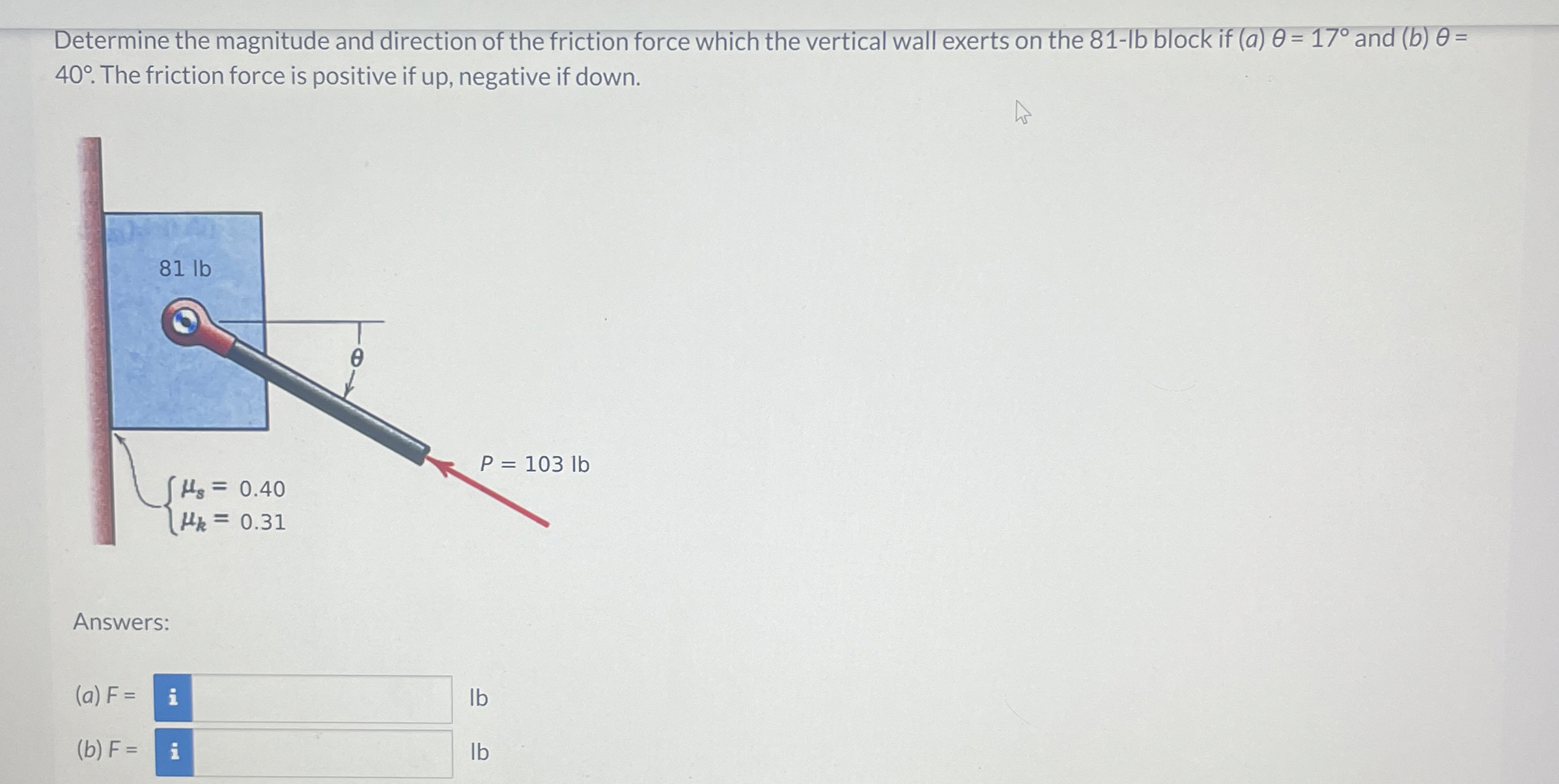 Determine the magnitude and direction of the