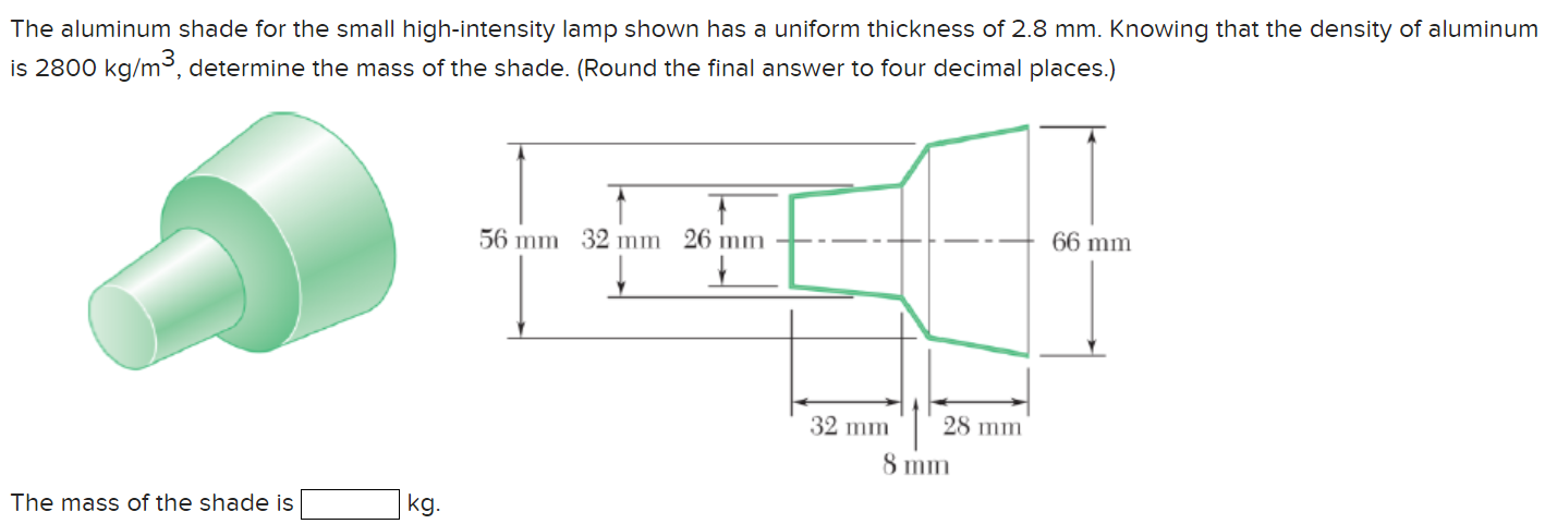 The aluminum shade for the small high - intensity