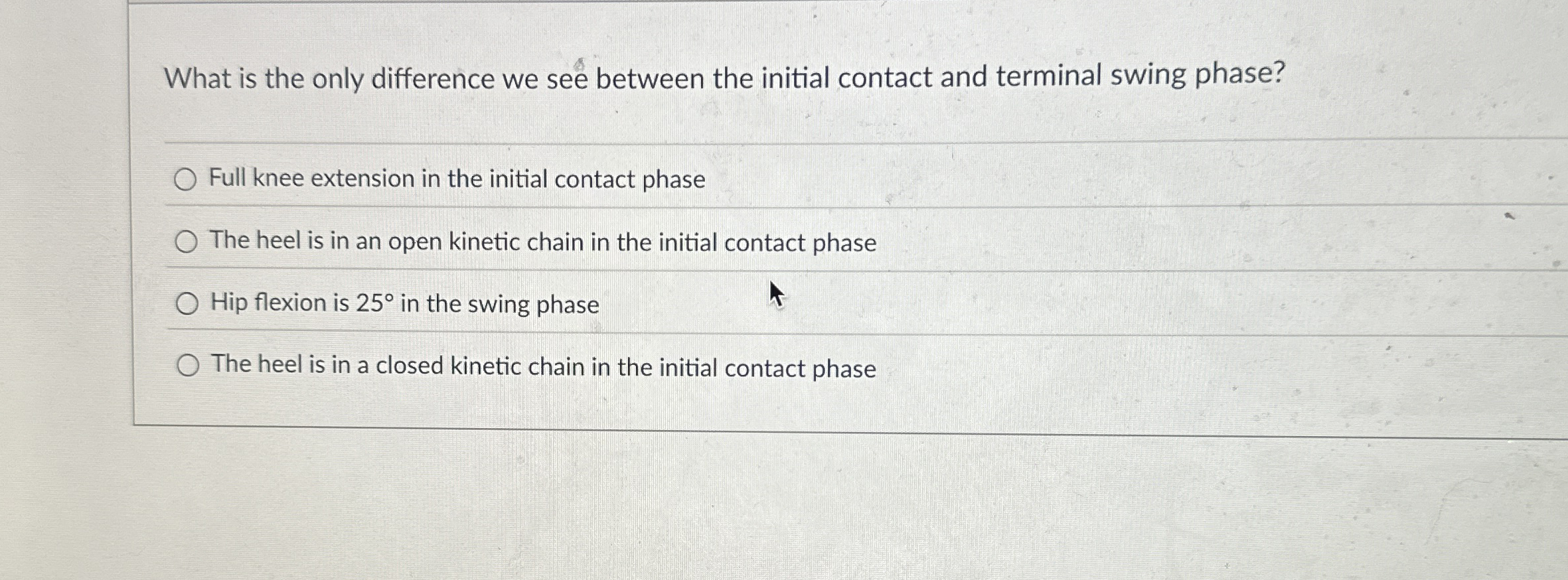 What is the only difference we see between the