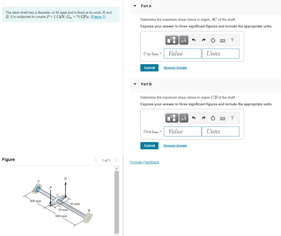 The steel shaft has a diameter of 4 0 mm and is