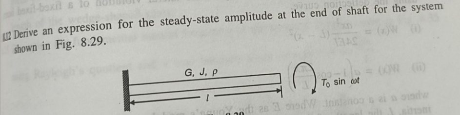 1 1 2 Derive an expression for the steady - state