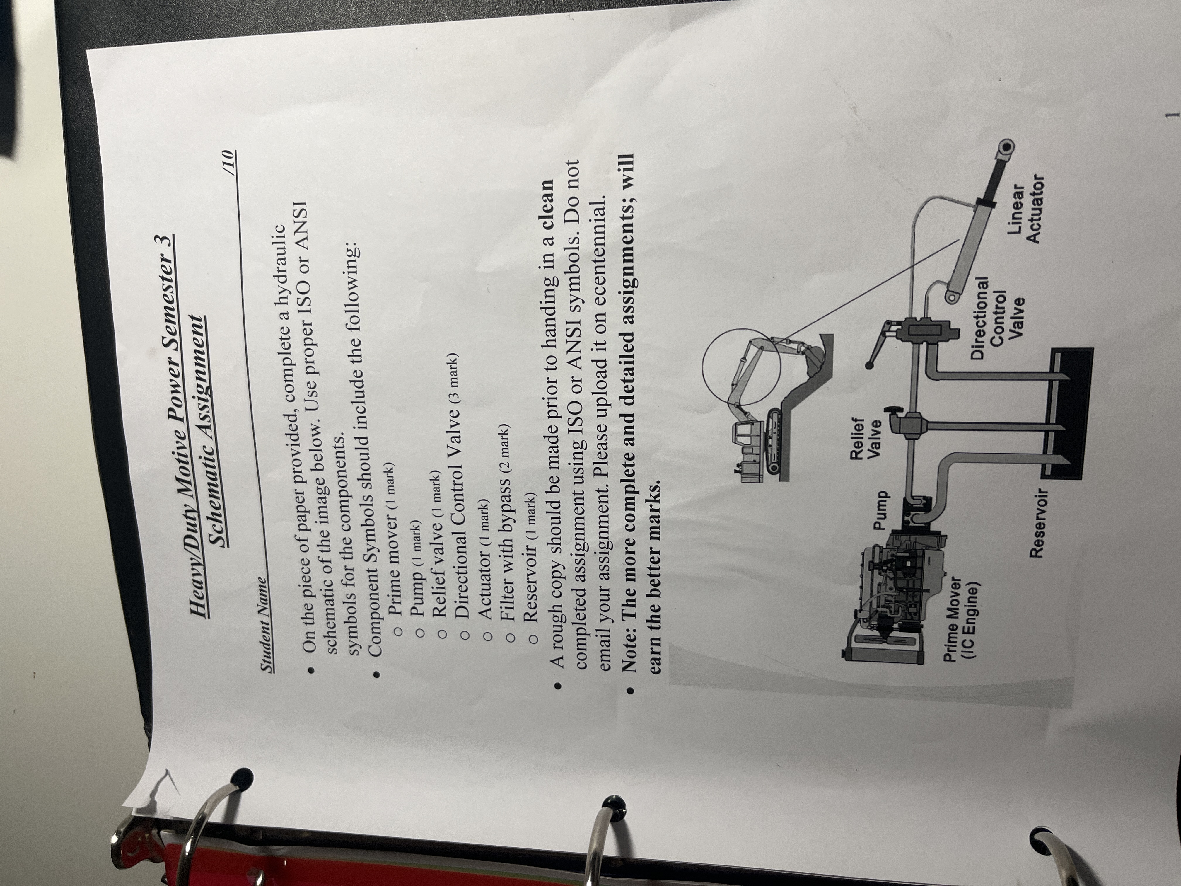 Heavs / Duty Motive Power Semester 3 Schematic