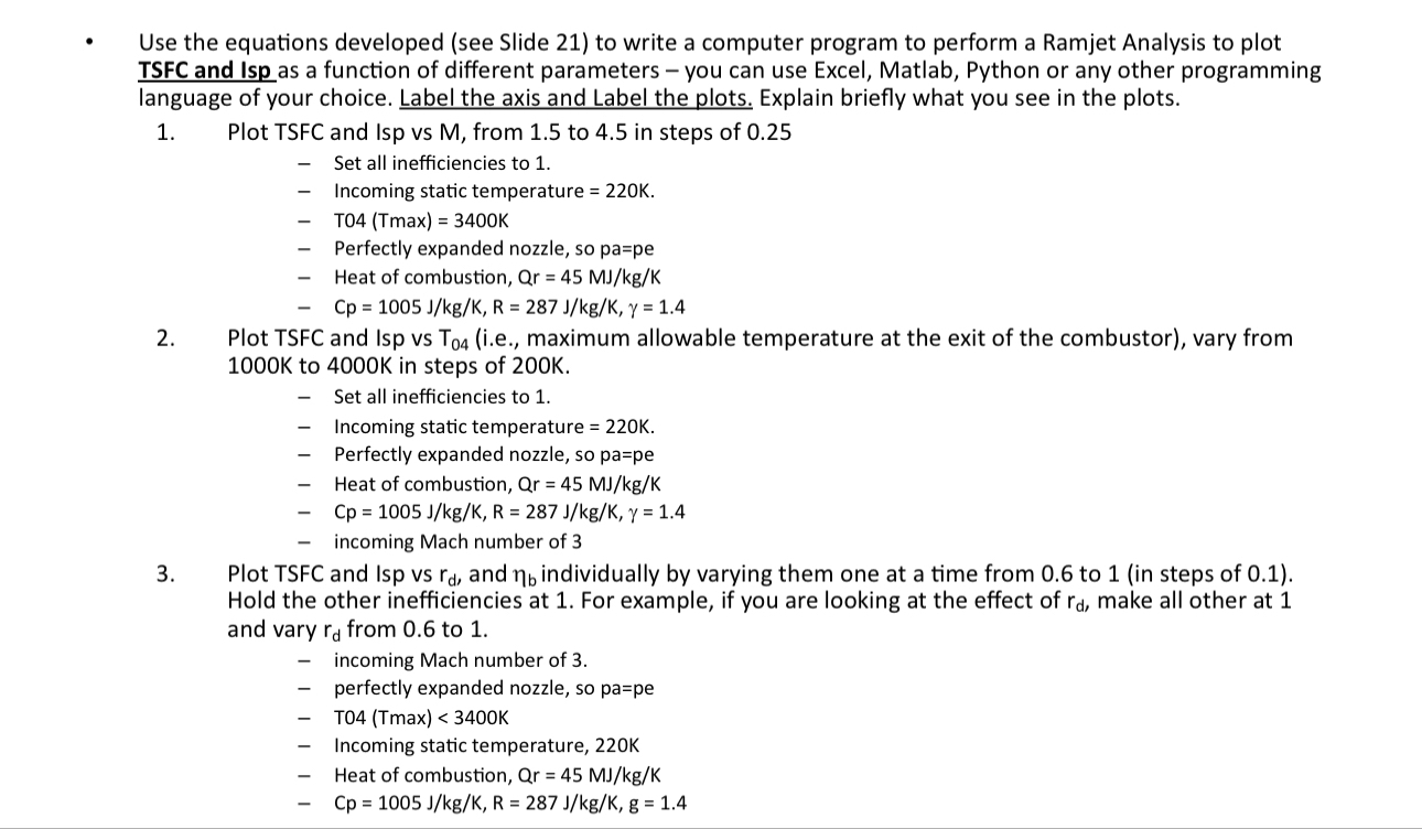 Use the equations developed ( see Slide 2 1 ) to
