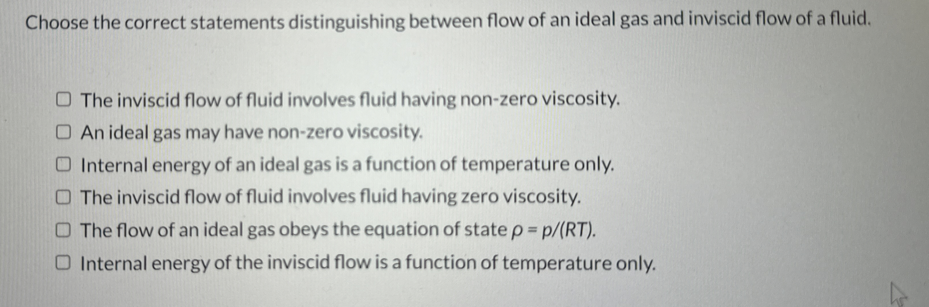 Choose the correct statements distinguishing