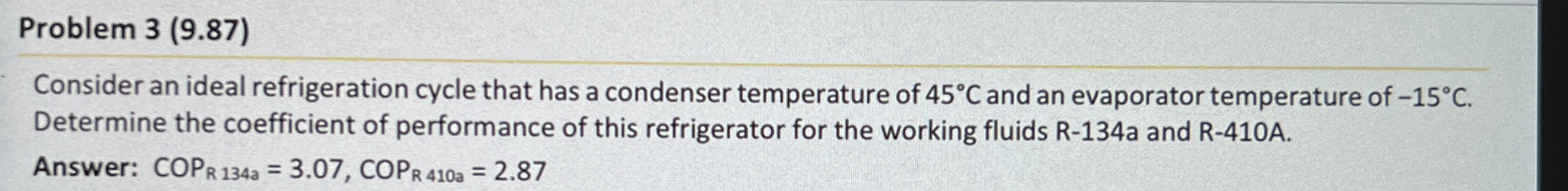 Problem 3 ( 9 . 8 7 ) Consider an ideal
