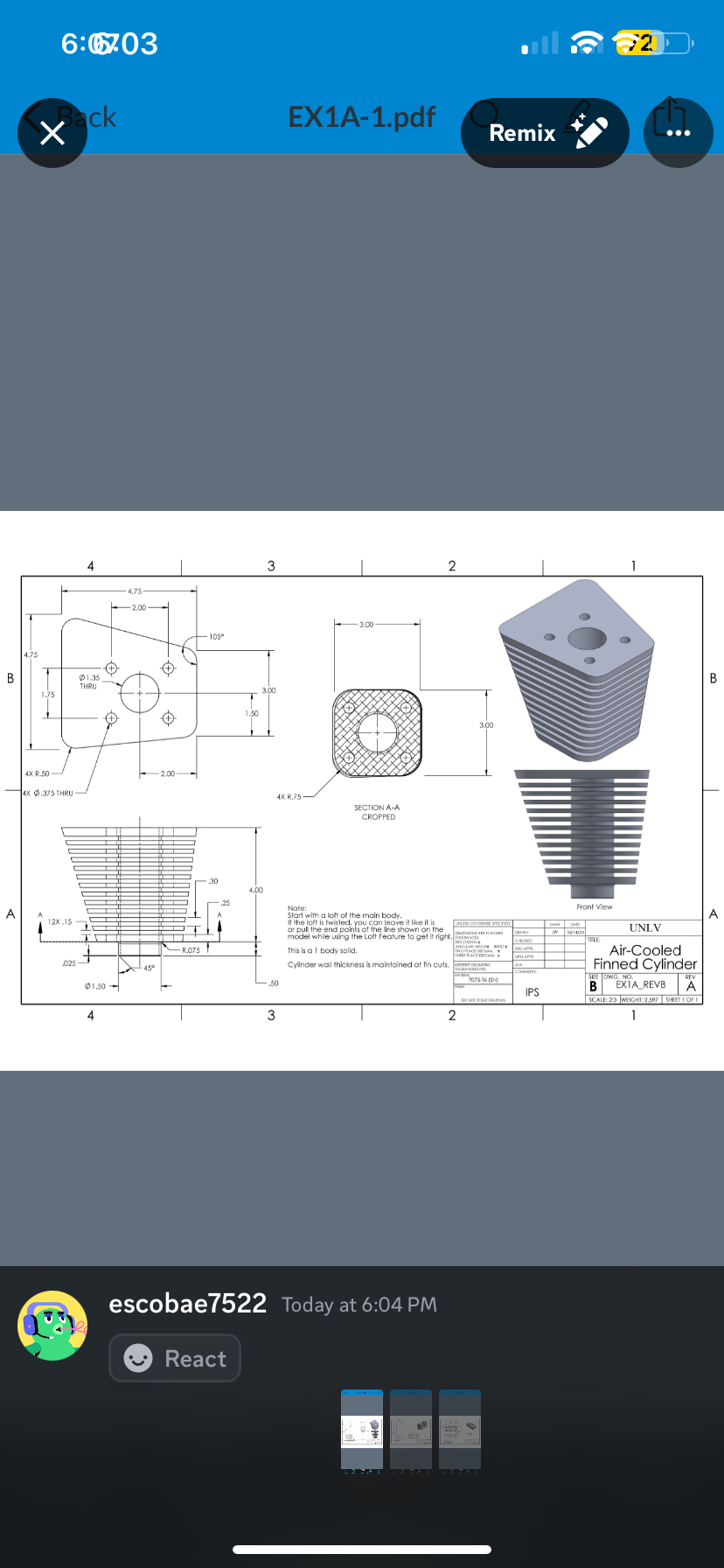 Give step by step for this solid works part