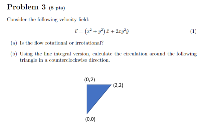Problem 3 ( 8 pts ) Consider the following