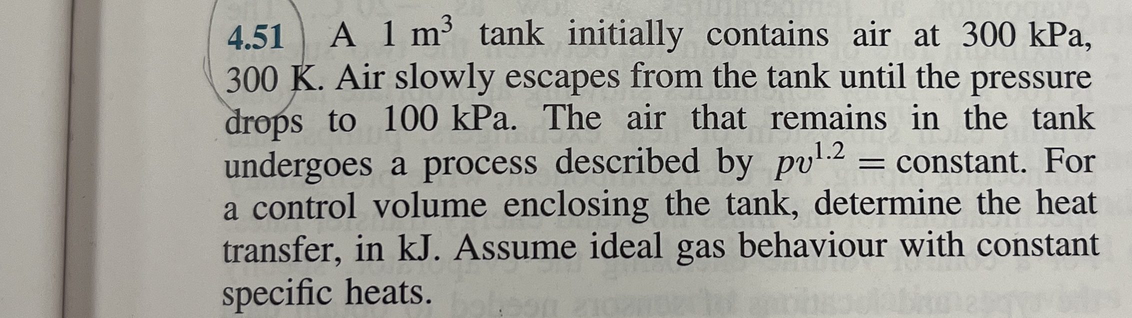 4 . 5 1 A 1 m 3 tank initially contains air at 3