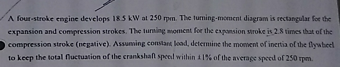 A four - stroke engine develops 1 8 . 5 kW at 2 5
