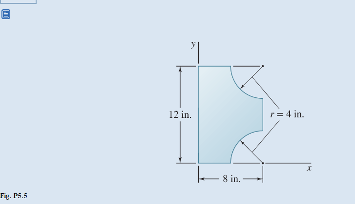 locate the centroid Fig. P 5 . 5