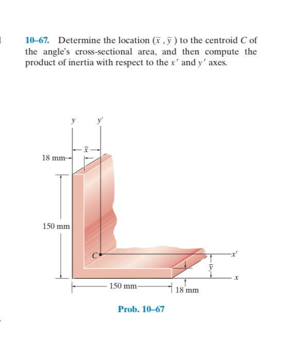 1 0 - 6 7 . Determine the location ( x , b a r (