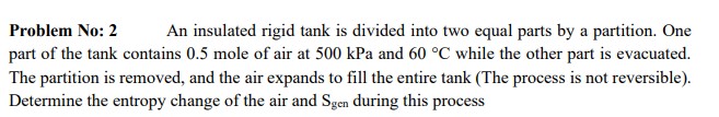 Show me the steps to solve Problem No: 2 An