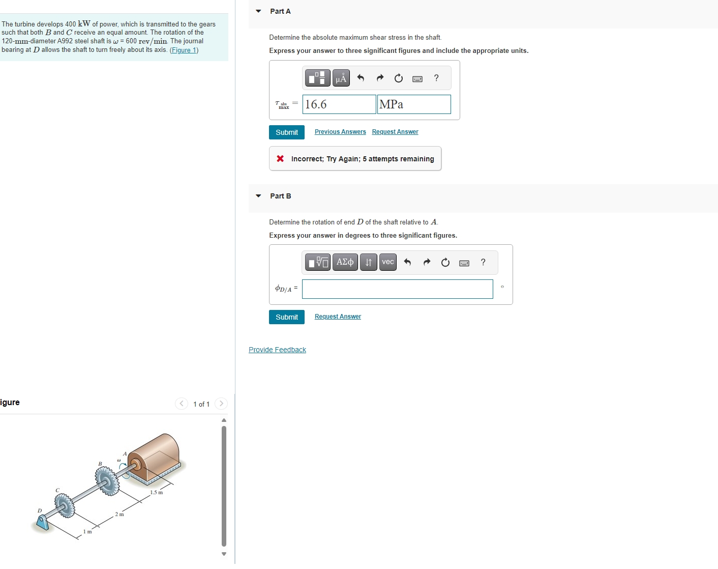 The turbine develops 4 0 0 kW of power, which is