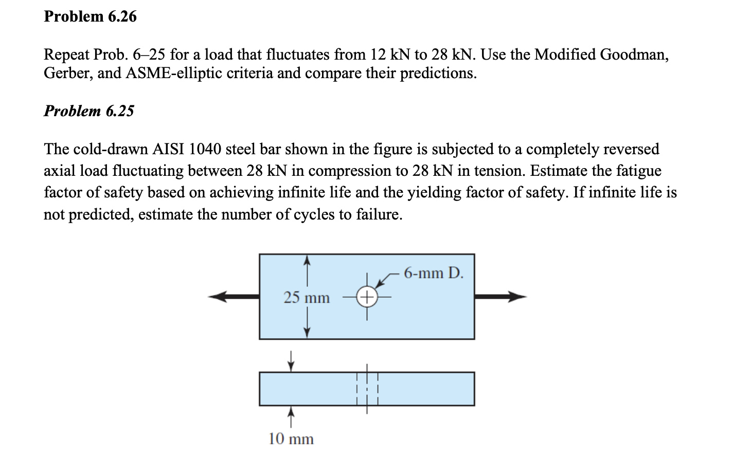 Problem 6 . 2 6 Repeat Prob. 6 - 2 5 for a load