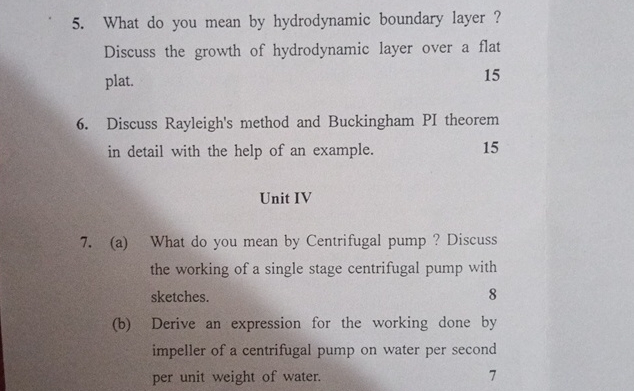 What do you mean by hydrodynamic boundary layer ?