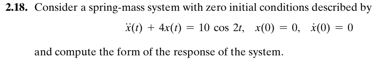 2 . 1 1 . Compute the initial conditions such